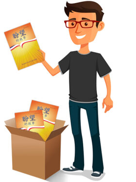 Happy Man With China Books